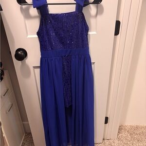 Xtraordinary Royal Blue Kids Formal Dress